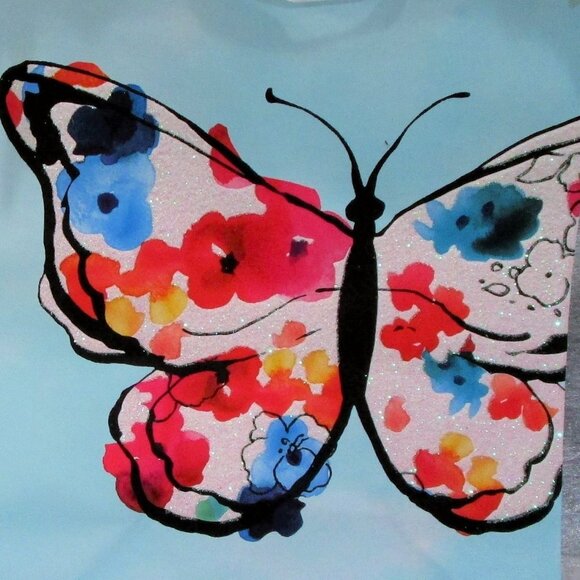 BRAND NEW Lot of 8 American Greetings  Gift Bags-GLITTERING BUTTERFLY-GORGEOUS! - Picture 6 of 6